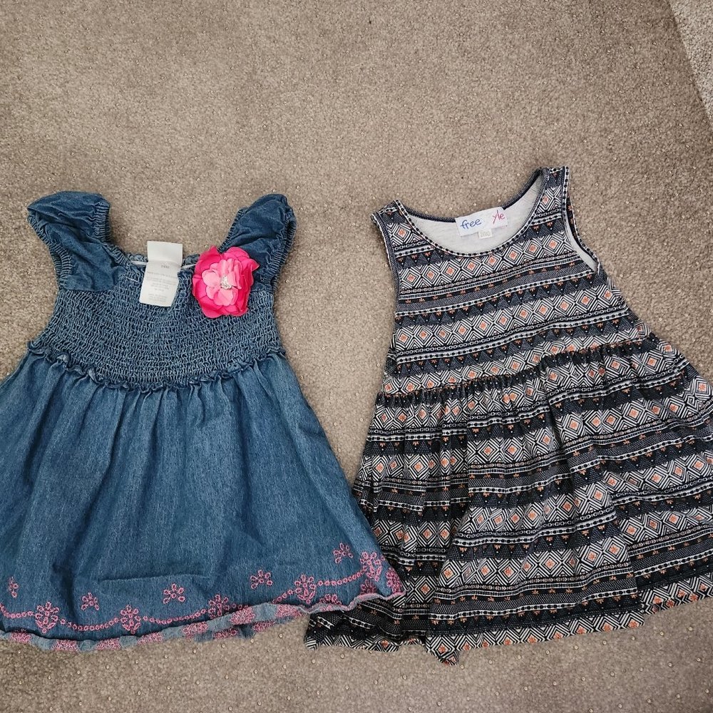 Nannette baby Dress and Cute Blue Dress 24MO